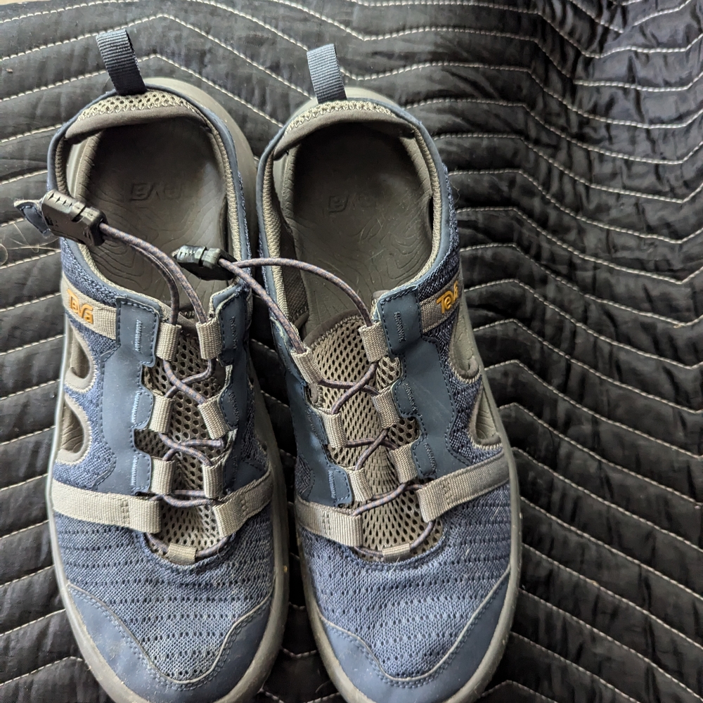 Teva Men's Blue and Gray Outdoor Sandals